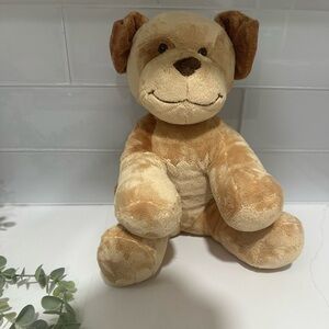Build-A-Bear Dog Brown Velvet Hugs Puppy 14” Plush BAB Allergy Asthma Friendly